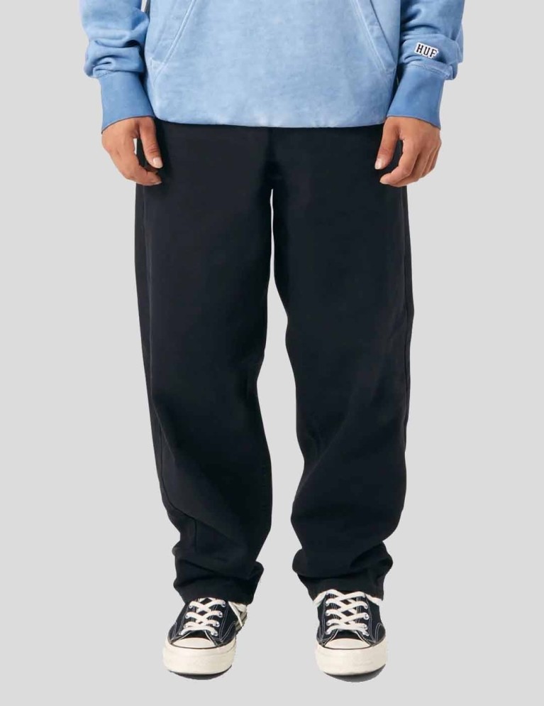 Pantalón HUF cromer signature pant washed black